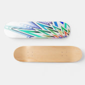 Skateboard Patinage étoile Abstrait (Horz)