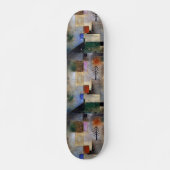 Skateboard Patinage Expressionniste de sapins tranquilles (Devant)