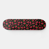 Skateboard Patinage féminin Motif de Black and Red Rose (Horz)
