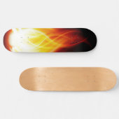 Skateboard Patinage Flames (Horz)
