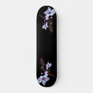 Skateboard Patinage Fleur Délicat