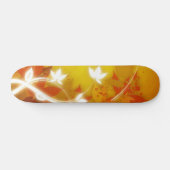 Skateboard Patinage floral d'automne (Horz)