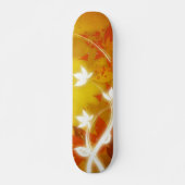Skateboard Patinage floral d'automne (Devant)