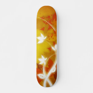 Skateboard Patinage floral d'automne