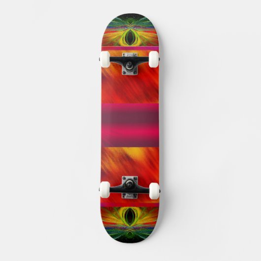 Skateboard Patinage futuriste (Recto)