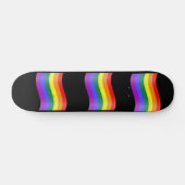 Skateboard Patinage gay pride (Horz)