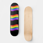 Skateboard Patinage gay pride (Recto)