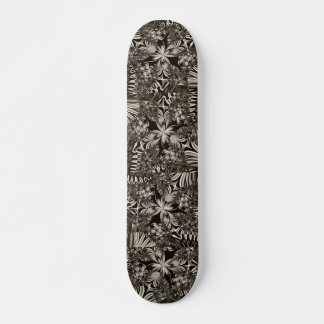 Skateboard Patinage géométrique noir et blanc