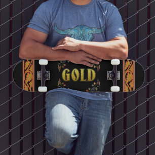 Skateboard Patinage Gold