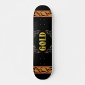 Skateboard Patinage Gold (Devant)