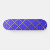 Skateboard Patinage Gold et Blue (Horz)
