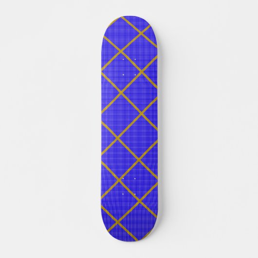 Skateboard Patinage Gold et Blue (Devant)