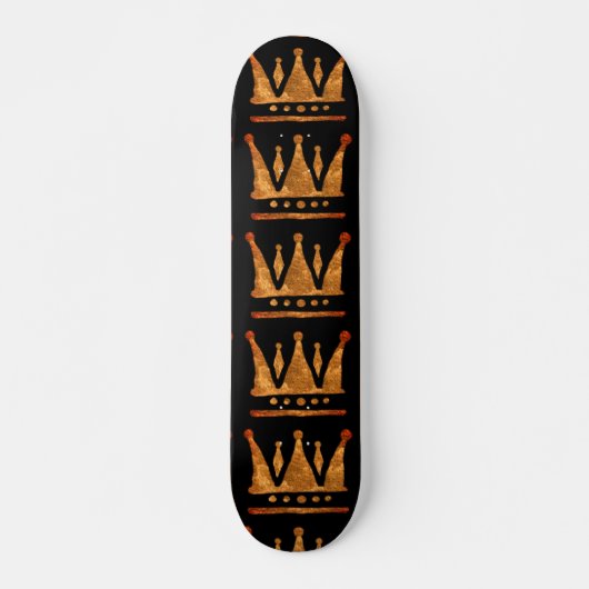 Skateboard Patinage Golden Crown (Devant)