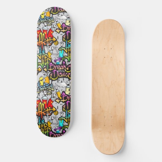 Skateboard Patinage Graffiti cool (Recto)