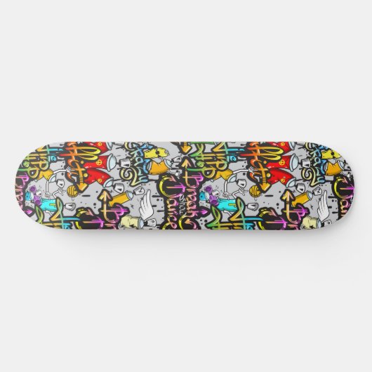 Skateboard Patinage Graffiti cool (Horz)