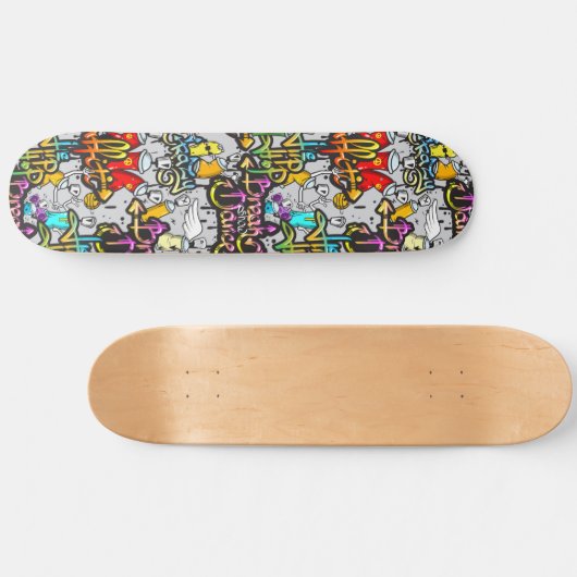 Skateboard Patinage Graffiti cool (Horz)