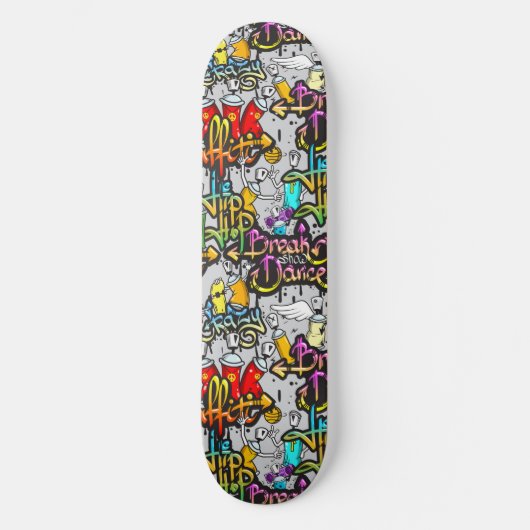 Skateboard Patinage Graffiti cool (Recto)