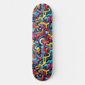 Skateboard Patinage Graffiti cool (Recto)