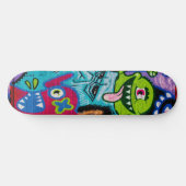 Skateboard Patinage Graffiti cool (Horz)