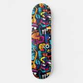 Skateboard Patinage Graffiti cool (Recto)