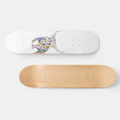 Skateboard Patinage graphique de conception de taureaux  (Horz)