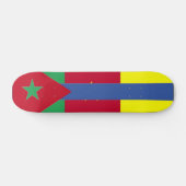 Skateboard Patinage Green Star (Horz)