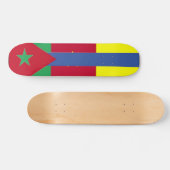 Skateboard Patinage Green Star (Horz)