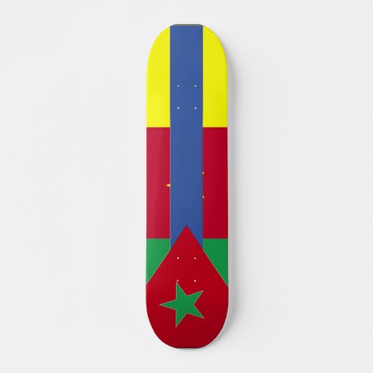Skateboard Patinage Green Star (Devant)