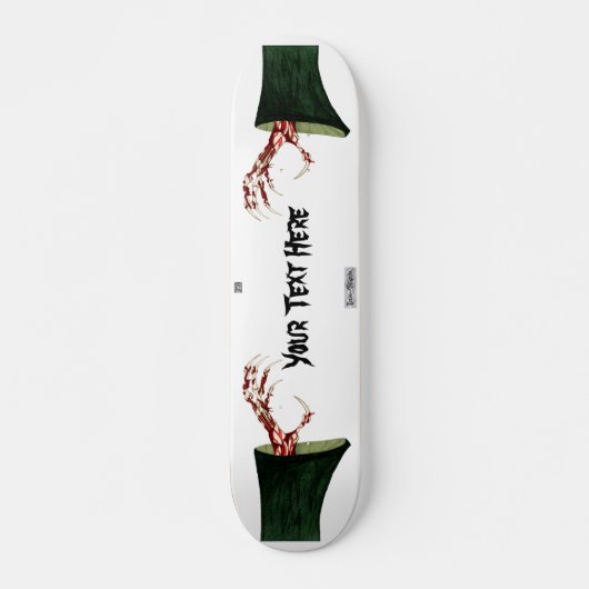 Skateboard Patinage Grim (Devant)