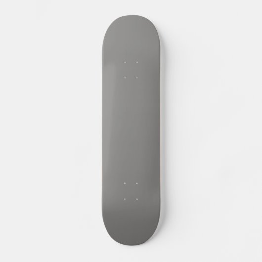 Skateboard Patinage gris clair solide (Recto)