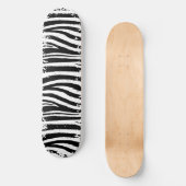 Skateboard Patinage Grunge Zebra (Recto)