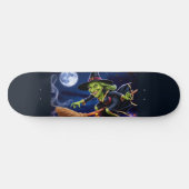 Skateboard Patinage Halloween/Sorcière (Horz)