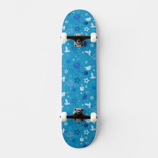 Skateboard Patinage Hanoukka Stars (Recto)