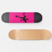 Skateboard Patinage Hot Pink Tree Frog (Horz)