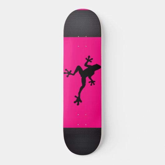 Skateboard Patinage Hot Pink Tree Frog (Recto)