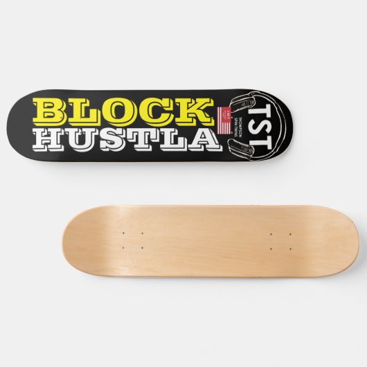 Skateboard Patinage HUSTLA NOIRE (Horz)