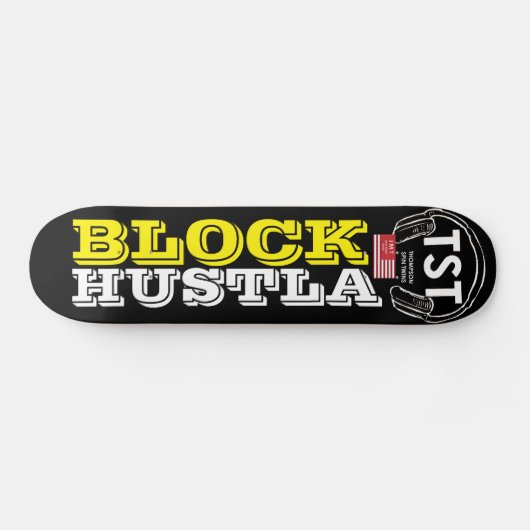 Skateboard Patinage HUSTLA NOIRE (Horz)