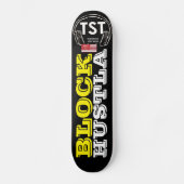 Skateboard Patinage HUSTLA NOIRE (Recto)