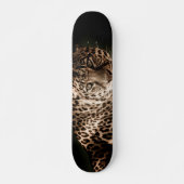 Skateboard Patinage Leopard (Devant)