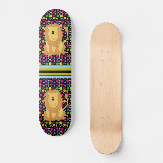 Skateboard Patinage Lion (Recto)