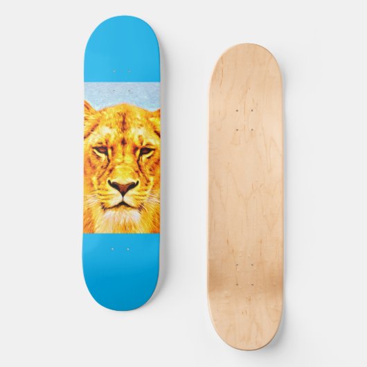 Skateboard Patinage Lion (Recto)