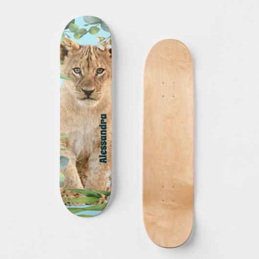 Skateboard Patinage Lion (Recto)