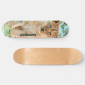 Skateboard Patinage Lion (Horz)
