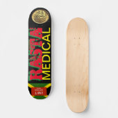 Skateboard Patinage MÉDICALE RASTA, pont de 7¾ po (Recto)