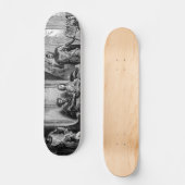 Skateboard Patinage médiéval Knight (Recto)