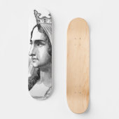 Skateboard Patinage médiéval Queen (Recto)