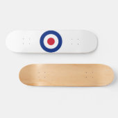 Skateboard Patinage MOD bleu rouge et blanc | Cadeaux MOD (Horz)