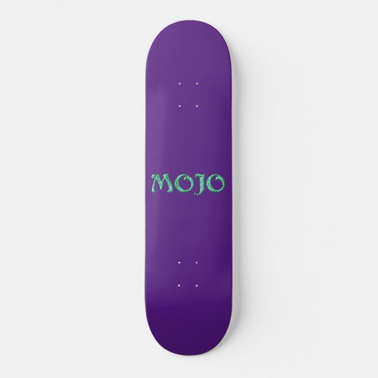 Skateboard Patinage Mojo violet (Recto)