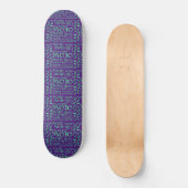 Skateboard Patinage Mojo violet (Recto)