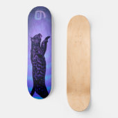 Skateboard Patinage monogramme de chat (Recto)